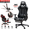 Racing Gaming Chairs Office Executive Recliner Computer Desk Chair with Footrest