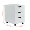 Mobile Filing Document Organizer Storage Cabinet Under Desk 3 Drawers Chest BN