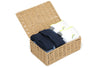Small Natural Paper Rope Storage Baskets Boxes Hampers with Lids WB-9694S