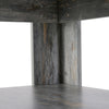 2 Tier Coffee Table Accent End Console Table Bottom Shelf Storage