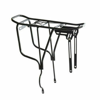 Alloy MTB Bike Bicycle Cycle Pannier Rear Rack Seat Carrier Bag Luggage Bracket
