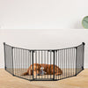 Pet Dog Fence Barrier 3/5/6/8 Panels Folding Metal Playpen Enclosure Cage Gate