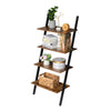 Industrial Ladder Shelving 5 Tier Display Stand Book Shelf Wall Rack Storage