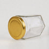 196ml X24/36/72 Hexagonal Jam Jars Storage Preserve Pickles Mini Jars Lid