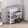 4/5 Tier Wooden Sideboard Cabinet Storage Unit Bedside Table Drawers Furniture