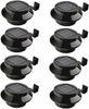 Solar Powered Led Gutter Door Wall Fence Lights Outdoor Garden Roof Security
