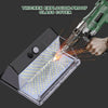 2xSolar Powered Garden Wall Light 206LED PIR Motion Sensor Security Lamp Outdoor