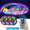 5M 10M 15M LED Strip Lights 5050/3528 RGB Light Colour Changing Tape Cabinet TV