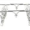 Folding Sock Dryer with 52 Peg, Stainless Steel Swivel Drying Rack Windproof