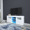 Modern TV Unit Cabinet Stand Sideboard Matt body and High Gloss Doors LED Lights