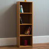 4 Tier Cube Bookcase Display Shelving Storage Unit Wooden Stand Shelves