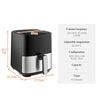 Air Fryer 5L 1450W Power Basket Health Fryer Digital Display Stainless Steel New