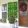 Artificial Plant Greenery Wall Hedge Grass Leaf Mat Fence Foliage Panel 60x40cm