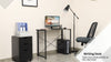 Folding Computer Desk Writing Study Table Industrial Home Office Workstation