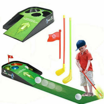 Children Mini Leisure Golf Club Set Outdoor Practice Kid Plastic Toy Gift
