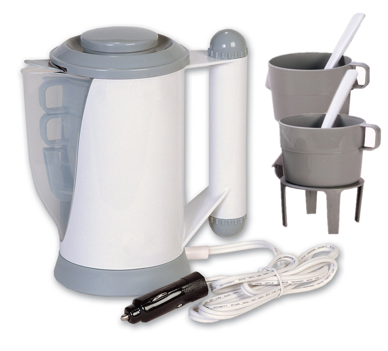 cigarette lighter kettle Car Camping Motorhome Travel 12V Electric Heated Water Simply plug into your vehicles cigarette lighter and youll have boiling water on demand Portable Car Electric Kettle Trip
