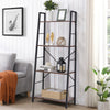Industrial Modern Shelf Metal Framed Wooden Bookcase Bookshelf Display Storage