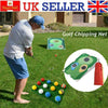 Golf Cornhole Game Set Pop Up Golf Chipping Net for Golf Swing Practice Mat UK