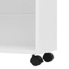Children Toy Storage Unit with Wheels Kids Display Bookshelf Stand Rack Cabinet