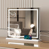 Hollywood Vanity Make Up Mirror with Lights 18-LED Tabletop Wall Metal 80x62cm