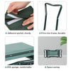 2in1 Portable Folding Garden Kneeler Foam Padded Seat Knee Pad Stool Chair Kneel