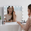 Vanity Mirror with 15 LED Dimmable Lights Hollywood Makeup Touch Control Mirrors