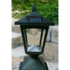 Solar Power Cap Light Outdoor Garden Post Fence Landscape Lamps UK (2 Pack)