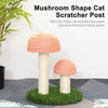 Cat Kitten Pet Sisal Scratching Post Kitten Scratcher Play Fun Mushroom Cluster
