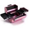 Large Womens Vanity Case Beauty Box Make up Cosmetic Nail Tech Storage Travel