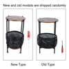 Small End Table Living Room Sofa Side Coffee/Tea Table with Fabric Storage