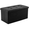 2 Seater Ottoman Leather Double Bed Living Room Folding Storage Footstool Pouffe