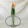 Creative Art Style Retro Iron Line Flowers Vase Metal Plant Holder -