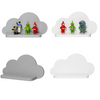 White or grey Cloud Shaped Wall Shelf Decorative Bedroom Nursery Display Unit