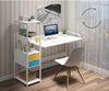 Home Office Computer Desk Study PC Writing Table Workstation Furniture 4 Shelves