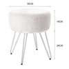 Luxury Plush Velvet Stool Metal Hairpin Leg Bedroom Seating Dressing Table Stool