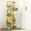 5/6 Tier Wooden Plant Stand Garden Balcony Flowerpot Bonsai Holder Rack Shelf