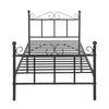 Single Bed Solid 3ft Metal Beds Frame Bedstead Base with Large Storage Space New