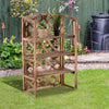 3-Tier Wooden Flower Stand Plant Holder Shelf Display Rack