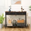 Console Table Side Table Hallway Table Slim Sofa Table Metal Mesh Frame