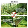 Double Person Camping Hammock With Mosquito Net + Rain Fly Cover Tent Tarp Mat