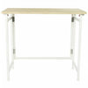 Folding Simple Computer Desk Laptop PC Home Office Study Table - Steel & MDF