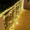 Artificial Ivy Leaf Garland Fairy Lights Outdoor Solar Garden Lights Wedding Dec