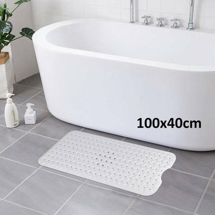 Non Slip Extra Long Bath Mat Durable Environmental Suction Grip for Bathrooms UK