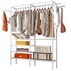 Heavy Duty Clothes Rail Rack Hanging Garment Display Stand Shoe Storage Shelf UK