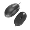 WIRED USB OPTICAL MOUSE FOR PC LAPTOP COMPUTER SCROLL WHEEL - BLACK MOUSE