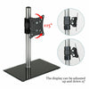 Single Arm LCD LED Monitor TV Bracket Desk Mounts Stand For 13-27''Screen Swivel