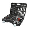 NEW!!! CRENEX Professional 216 pcs Ratchet Socket Set 1/2 1/4 3/8 Tools Toolbox
