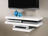Floating Media Shelves Shelf For DVD SKY BOX TV AV Xbox Wall Mounted Matt White