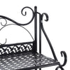 3/5 Tier Metal Storage Shoe Rack Organiser Book Shelf Plant Display Stand Unit