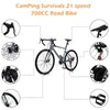 27.5" Road Bike 21-Speed Bicycle Full Suspension Dual Brake Shimano Handlebar